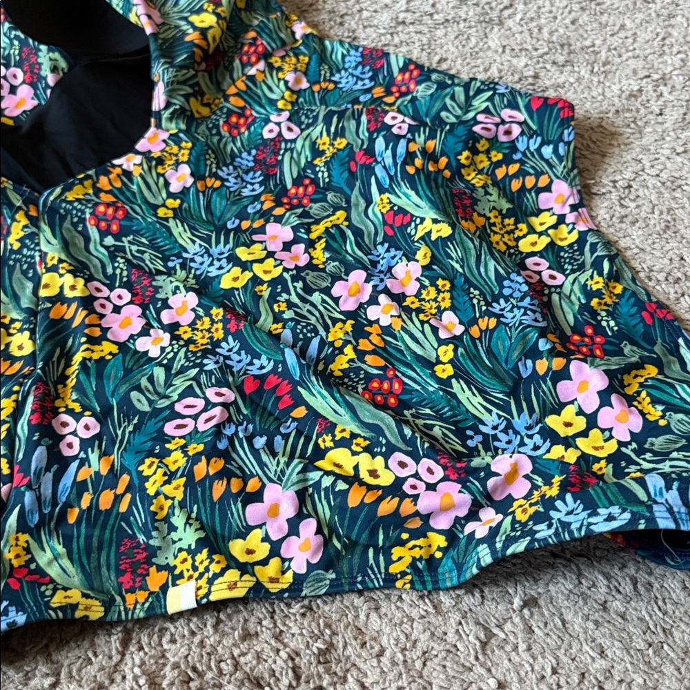 Rifle Paper Co. x Summersalt The Ruffle Backflip Size 22 - Picture 4 of 5
